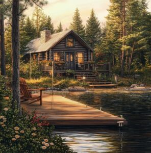 Mio marito portava la sua collega al mio chalet sul lago ereditato per "viaggi di lavoro" — ma non sapeva che avevo già installato delle telecamere.