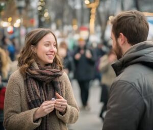 Dopo anni di attesa, una donna decide di fare la proposta al suo ragazzo, ma la sua risposta è ancora più inaspettata.
