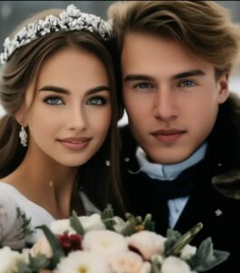 Vergogna al matrimonio...   Sveta e Denis avevano pensato da soli il concept del loro matrimonio.