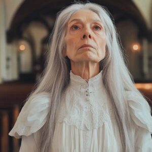 Una donna di 70 anni si presentò al funerale di mio padre con un abito da sposa: ciò che rivelò cambiò la nostra famiglia per sempre