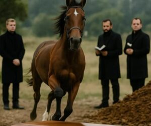 Durante il funerale di una giovane ragazza, quattro uomini non riuscirono a sollevare la bara, così la madre della ragazza chiese di aprirla.