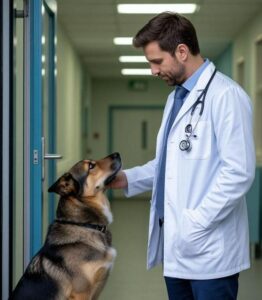 Ho visto un cane investito da un’auto e l’ho portato dal veterinario in taxi – il giorno dopo, davanti alla mia porta, ho trovato enormi casse di legno impilate.