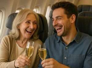 Mio marito ha comprato i biglietti in business class solo per sé e per sua madre, mentre io ho volato da sola: ho ideato un piano per vendicarmi.