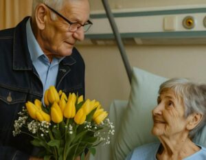Un uomo sconosciuto portava fiori ogni giorno a un’anziana malata a cui restava solo un mese di vita: un giorno decisi di chiedergli perché lo facesse e rimasi scioccata dalla sua risposta...