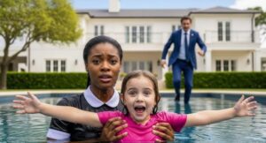 Il miliardario torna a casa e rimane scioccato nel trovare la sua domestica di colore e l’unica figlia in piscina