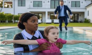 Il miliardario torna a casa e rimane scioccato nel trovare la sua domestica di colore e l’unica figlia in piscina