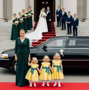 Invitò la sua ex-moglie povera al matrimonio per umiliarla — ma lei arrivò in limousine con le sue tre gemelle…