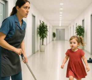 “Ero solo la donna delle pulizie… ma la bambina che tutti ignoravano era mia figlia… e alla fine ha vinto tutto.”