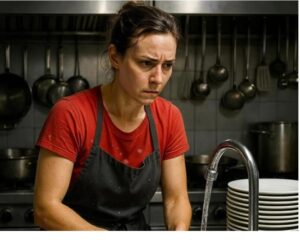 Lavoravo in un ristorante come lavapiatti, ma ogni giorno mi obbligavano a lavare stoviglie già pulite: un giorno scoprii cosa accadeva davvero in quel locale e rimasi sconvolta…