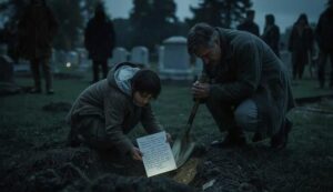 Solo un'ora dopo il funerale, un bambino di sette anni insistette affinché suo padre scavasse la tomba della madre e, nel momento in cui la bara venne aperta, tutti trattennero il fiato...