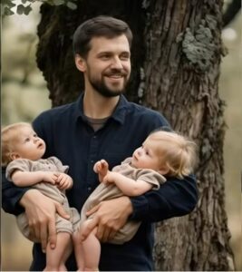 “Adesso abbiamo due nuovi figli. Li ho trovati nel bosco, sotto una quercia. Li cresceremo come se fossero nostri.”