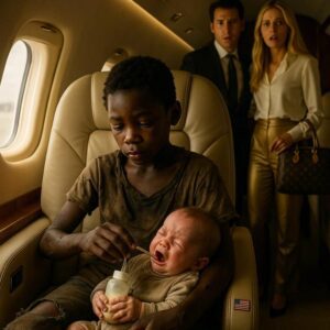 Il bambino del miliardario non smetteva di piangere sull'aereo: nessuno riusciva a calmarlo finché un povero ragazzo di colore non ha fatto qualcosa di incredibile...