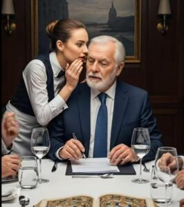 Ero una cameriera a una cena privata di un miliardario. Stava per firmare un contratto da 100 milioni di dollari quando notai qualcosa che fece tremare le mie mani.