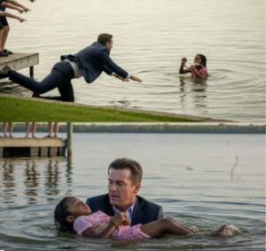 Il miliardario salva una bambina nera dal lago — senza sapere che è la sua figlia perduta