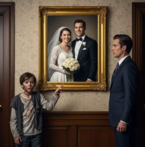 Un ragazzo senzatetto vide una foto di matrimonio e sussurrò: “Quella è mia madre”…