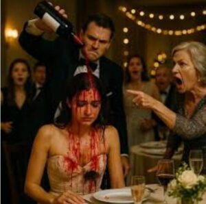 «Mio marito mi ha versato del vino sulla testa a cena — sua madre ha riso… Ma non immaginavano cosa avrei fatto dopo »