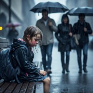 La mia bambina aspettò tre ore sotto la pioggia con una febbre a 40 gradi. Mia madre si rifiutò di andare a prendere mia figlia malata a scuola, dicendo: "Non sono un autista". Non discussi. Anzi, agii. Tre giorni dopo, erano loro ad andare nel panico...