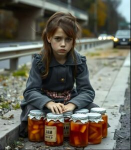 La bambina vendeva marmellata sull’autostrada. Sotto il coperchio di un barattolo, una donna trovò la foto di un bambino scomparso.