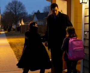 Una bambina di sette anni si accorse di un estraneo vestito di nero che la seguiva… ma invece di correre a casa, fece qualcosa che nessuno si aspettava