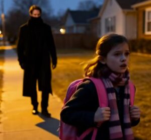 Una bambina di sette anni si accorse di un estraneo vestito di nero che la seguiva… ma invece di correre a casa, fece qualcosa che nessuno si aspettava