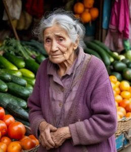La donna anziana e il mercato: un incontro che cambiò tutto