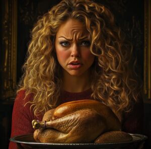 A Thanksgiving, mia figlia di 5 anni ha scaraventato il tacchino per terra — quando le ho chiesto perché, ha urlato: “Vi ho salvati tutti!”