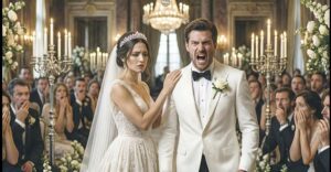 Stavo crescendo mia figlia da sola e, al suo matrimonio, il suo ricco suocero ha cercato di umiliarmi davanti a 300 invitati, finché non mi sono alzata con calma e ho chiesto: "Sapete almeno chi sono?", e ho guardato la stanza piombare nel silenzio sotto i lampadari di cristallo.