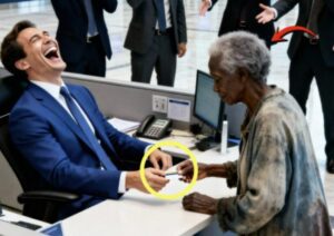 "Voglio solo controllare il mio saldo", disse la donna novantenne. Il milionario rise... finché non vide lo schermo.