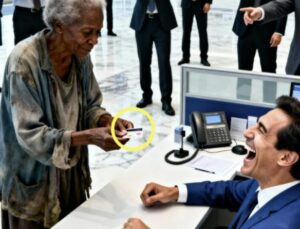"Voglio solo controllare il mio saldo", disse la donna novantenne. Il milionario rise... finché non vide lo schermo.
