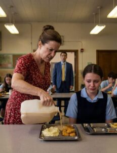 Un padre ricco visita la mensa della scuola di sua figlia, scopre cosa le stava succedendo davvero a pranzo e prende una decisione che nessuno si aspettava