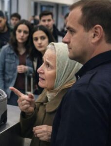Durante il controllo del bagaglio di un’anziana donna, un addetto alla sicurezza notò sullo scanner una sagoma strana e chiese di aprire la valigia — pochi minuti dopo, tutto l’aeroporto rimase senza parole