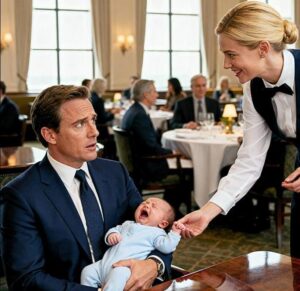 Il bambino del milionario continuava a piangere in un ristorante a cinque stelle, finché una cameriera timida non ha infranto ogni regola e ha cambiato tutto.