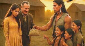 Una vedova disperata accettò di sposare un indigeno per avere un tetto sopra la testa dei suoi figli, ma ciò che scoprì in quel cuore silenzioso cambiò la sua vita per sempre. C'era qualcosa nell'aria quella mattina che rendeva tutto più pesante. Il freddo le tagliava la pelle come aghi invisibili e il cielo grigio si stendeva sulle terre del nord come una coperta senza speranza.