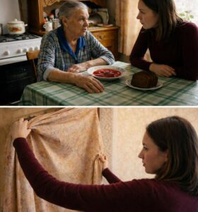 Per dieci anni, mia nonna coprì lo specchio in corridoio con un panno. I suoi nipoti cercarono di scoprire perché, ma lei non rispose. Solo dopo la sua morte, la nipote decise di rimuovere il panno, e ciò che vide sotto la parete la inorridì.