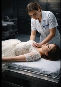 La sposa morì proprio durante la cerimonia nuziale e venne portata all’obitorio. Ma l’ausiliaria della morgue notò qualcosa di inquietante: le guance della ragazza erano rosee, vive… e il cuore batteva