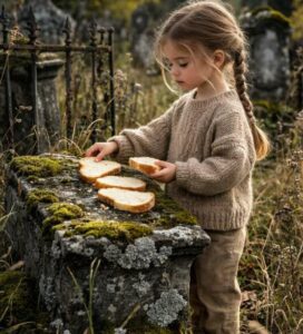 Una bambina di 6 anni lasciava quasi ogni settimana, per un anno intero, del pane su una tomba: la madre era convinta che stesse semplicemente dando da mangiare agli uccelli, ma quando scoprì la verità rimase davvero sconvolta