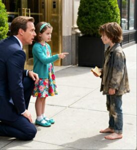 Una bambina indica il bambino... "Mi assomiglia, papà." — Il milionario si blocca quando scopre la verità.