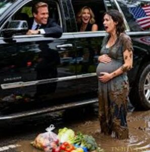 Senza sapere che la sua ex moglie incinta era ormai sposata con un miliardario, lui le spruzzò addosso acqua fangosa… proprio davanti alla sua amante.