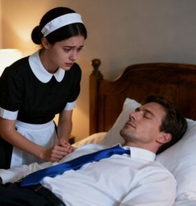 Finse di Dormire per Testare la Sua Timida Cameriera