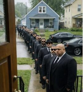 Al funerale di mio marito stavo accanto alla bara, senza sentire la terra sotto i piedi, quando la porta si spalancò all’improvviso e il nostro vicino irruppe in casa. «Anna, esci subito fuori… sta succedendo qualcosa di strano». Feci meccanicamente un passo oltre la soglia — e nello stesso istante rimasi paralizzata dall’orrore.