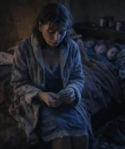 Alle due di notte ho aperto la porta a un’anziana sconosciuta con una stampella e una borsa enorme, anche se in casa ero sola con quattro figli — e al mattino mi aspettava un vero orrore