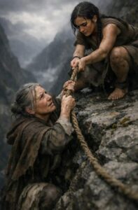 Una nuora ambiziosa spinge la suocera nel precipizio, convinta della propria vittoria, ma una bambina muta la salva e rivela terribili segreti che la famiglia nascondeva da anni.