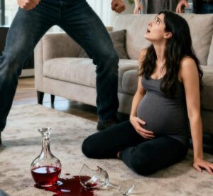 «Mio marito mi ha picchiata mentre ero incinta, e i suoi genitori ridevano… ma non sapevano che un solo messaggio avrebbe distrutto tutto»