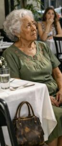 «Abbiamo bisogno di quel tavolo. Lei non rispecchia l’immagine del nostro ristorante», disse la direttrice con voce fredda, tagliente come vetro.