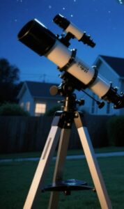 Mio figlio stava osservando il cielo notturno attraverso il telescopio che aveva ricevuto per il suo compleanno. All’improvviso, il suo volto impallidì e gridò: «Mamma! Papà! Guardate questo!» Nel momento in cui guardai attraverso la lente, la pelle mi si riempì di brividi. Mio marito spinse rapidamente nostro figlio dentro casa e, tremando, chiamò il 911.
