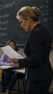 «L’insegnante schiaffeggiò una ragazza silenziosa davanti a tutta la classe… e ciò che accadde pochi minuti dopo cambiò per sempre il destino di tutti i presenti.»