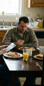 «Ero in cucina a preparare il caffè nella mia casa quando mia nuora disse: “Puoi mangiare dopo. Questa è la nostra colazione di famiglia”. Mio figlio non disse nulla. Tornai nella mia stanza. La mattina seguente… lasciai una busta sul tavolo»