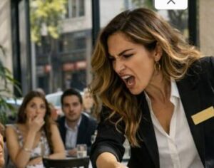 «Abbiamo bisogno di quel tavolo. Lei non rispecchia l’immagine del nostro ristorante», disse la direttrice con voce fredda, tagliente come vetro.