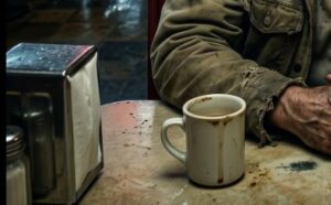 «Il giorno in cui fui licenziato, mia moglie mi disse: “Sei inutile. Porterò via i bambini.” Spezzato, finii in un diner per schiarirmi la mente. Un anziano si sedette accanto a me, mi guardò in volto e disse… “Sei identico a mio figlio. Ma lui è scomparso da 35 anni.” Le sue successive cinque parole cambiarono tutto»