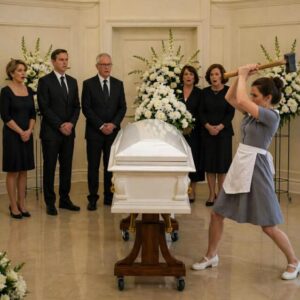 «Non è morta!» gridò la donna delle pulizie. La sua voce squarciò il silenzio del funerale come un fulmine improvviso, fuori luogo, impossibile.